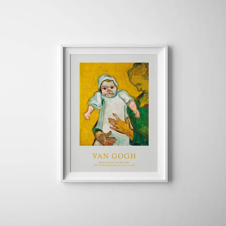 Van Gogh Madame Roulin and Her Baby Poster - Plakatbar.no