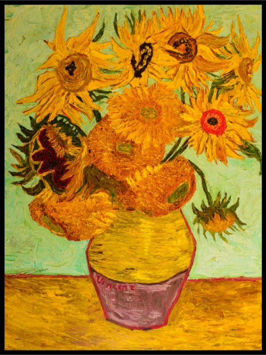 Van Gogh "Solsikker" - Plakat