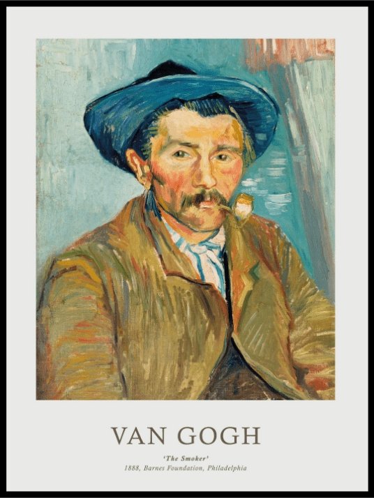 Van Gogh The Smoker Plakat