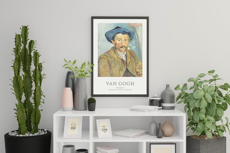Van Gogh The Smoker Poster - Plakatbar.no