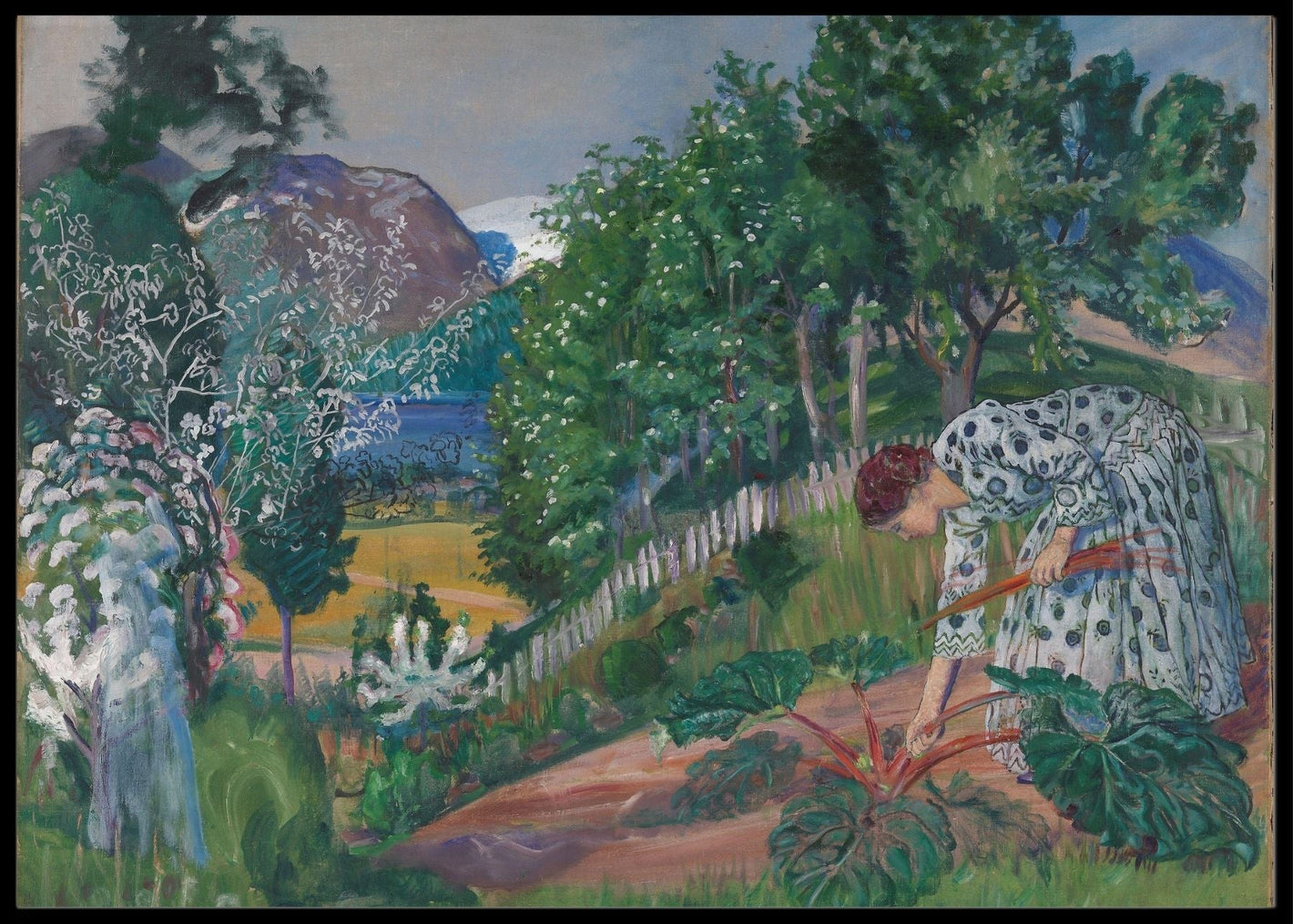 Vårkveld i Jølster, Nikolai Astrup - Plakatbar.no