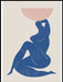 Vase and Woman Plakat eller Lerret - Plakatbar.no