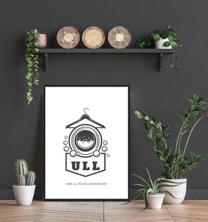 Vaskeplakat ull - Plakatbar.no