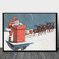 Vintage christmas - Gammeldags juleplakat - Plakatbar.no
