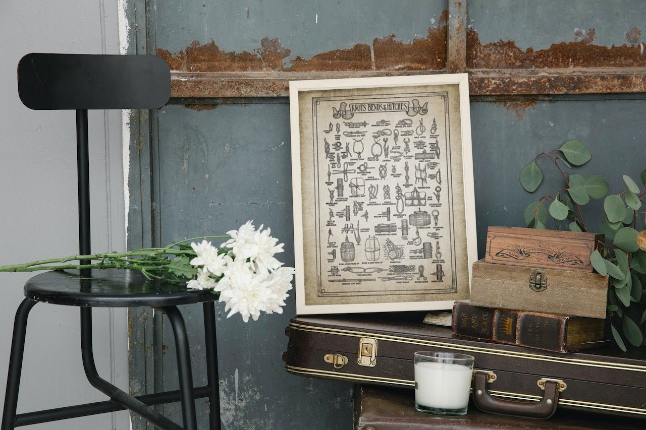Vintage - Plakat med gamle knuter - Plakatbar.no