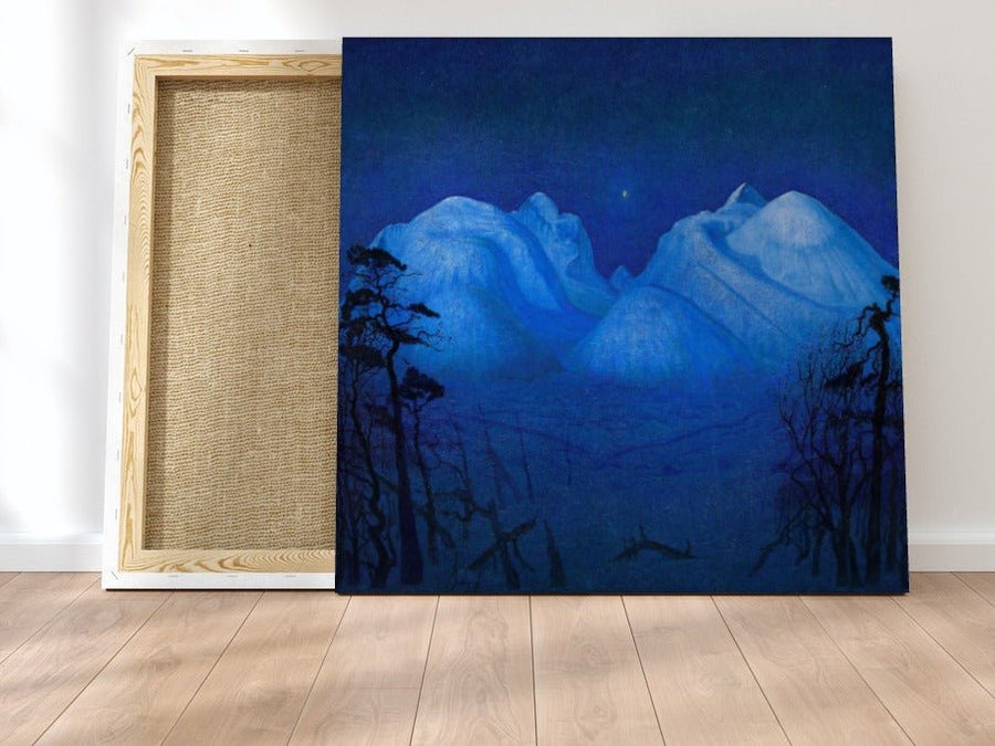 Winter night in Rondane - Harald Sohlberg