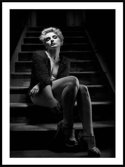 Waiting in the Noir - Poster - Plakatbar.no