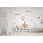 Wall stickers barnerom - Sirkus - Plakatbar.no