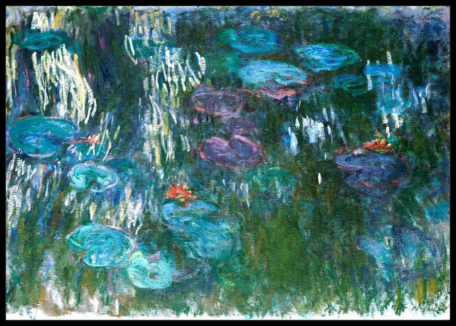 Water Lilies, Claude Monet - Poster