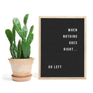 When Nothing Goes Right - Go Left plakat - Plakatbar.no