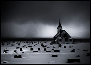 White chapel before storm poster - Plakatbar.no