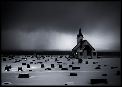 White chapel before storm poster - Plakatbar.no
