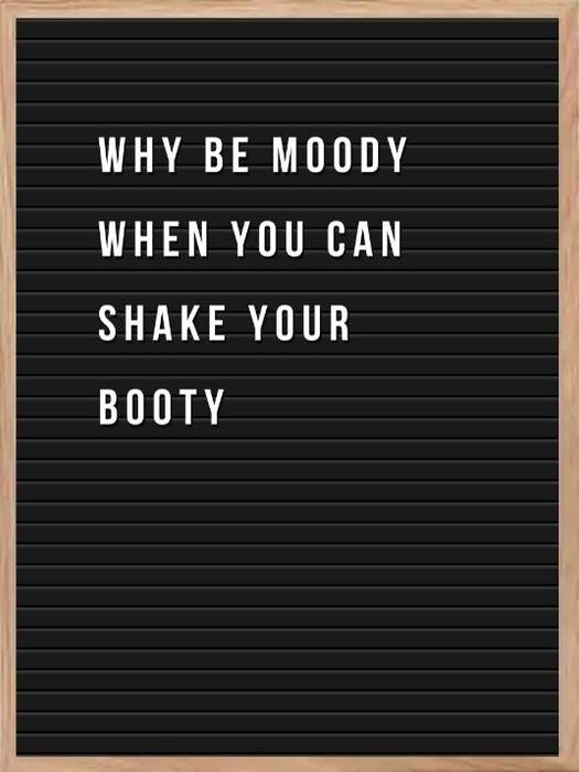 Why Be Moody plakat - Plakatbar.no