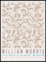 William Morris - beige flowers poster - 02 - Plakatbar.no