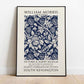 William Morris Blue Flowers Poster - Plakatbar.no