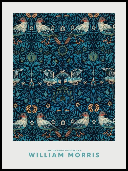 William Morris Cotton Poster