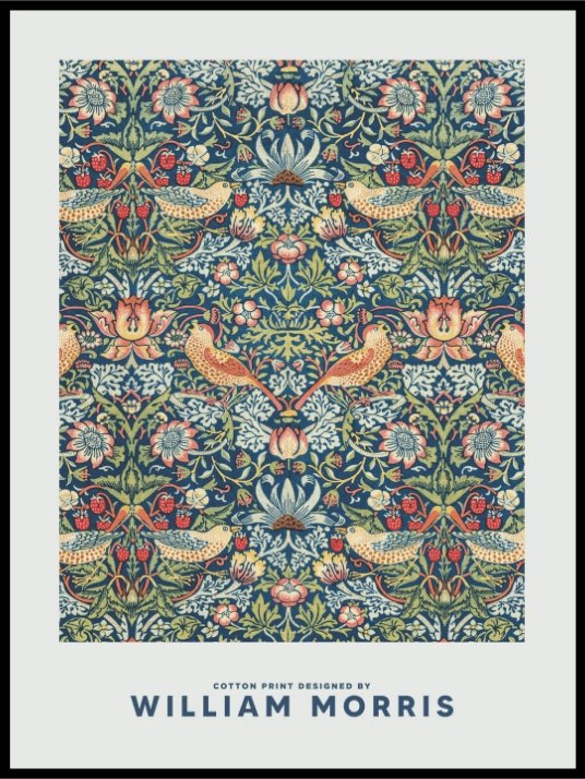 William Morris Exhibition Poster