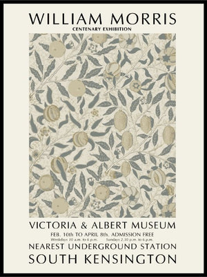 William Morris Exhibition Poster - Plakatbar.no