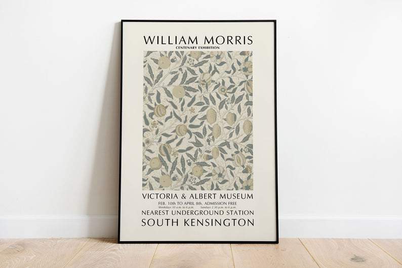 William Morris Exhibition Poster - Plakatbar.no