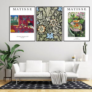 William Morris Floral Wall Poster - Plakatbar.no