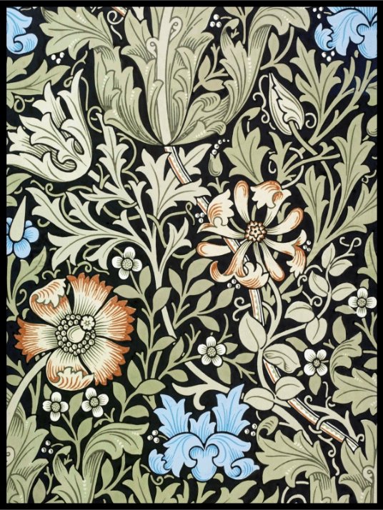 William Morris Floral Wall Poster