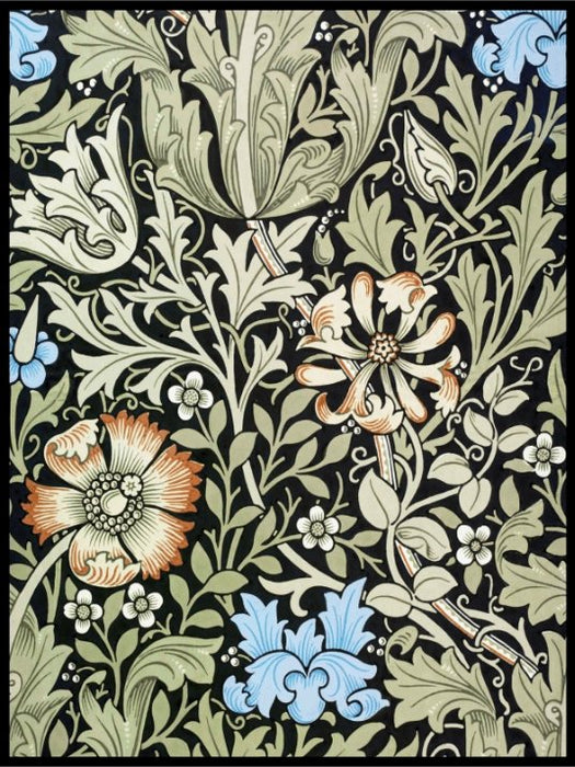 William Morris Floral Wall Poster - Plakatbar.no
