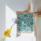William Morris - green flowers poster - Plakatbar.no