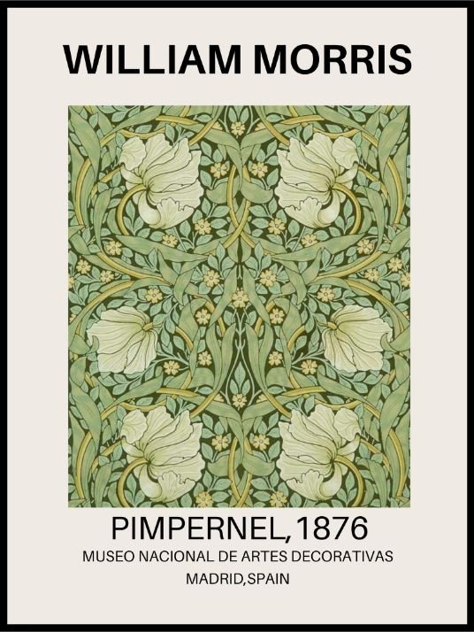 William Morris - Pimpernel - Poster and canvas