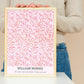 William Morris - pink flowers poster - Plakatbar.no