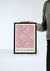 William Morris - red flowers poster - Plakatbar.no