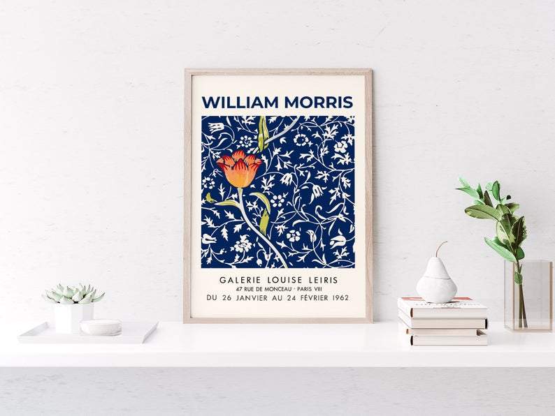 William Morris Vintage Exhibition Poster - Plakatbar.no