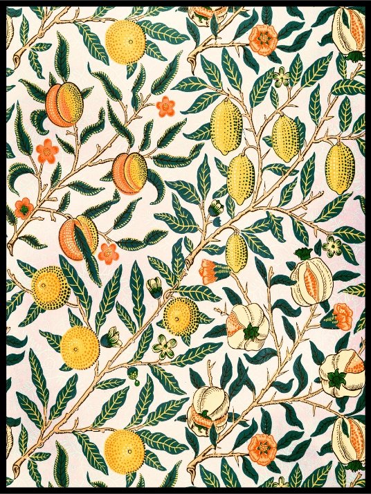 William Morris Vintage Flower Art Poster