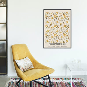William Morris - yellow flowers poster - Plakatbar.no