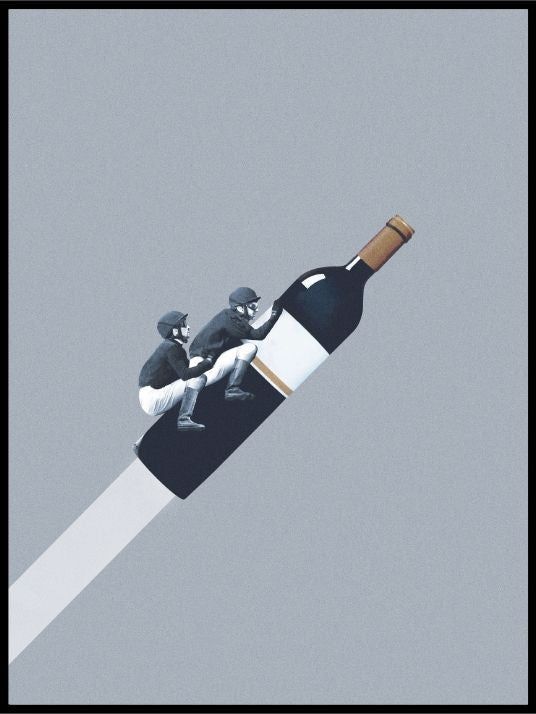 Wine rocket poster - Plakatbar.no