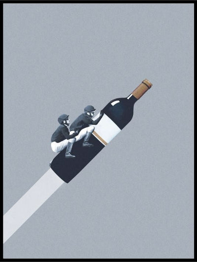 Wine rocket poster - Plakatbar.no
