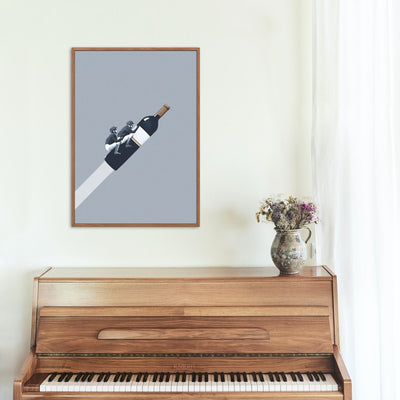 Wine rocket poster - Plakatbar.no