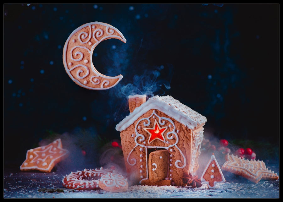 Winter moon poster