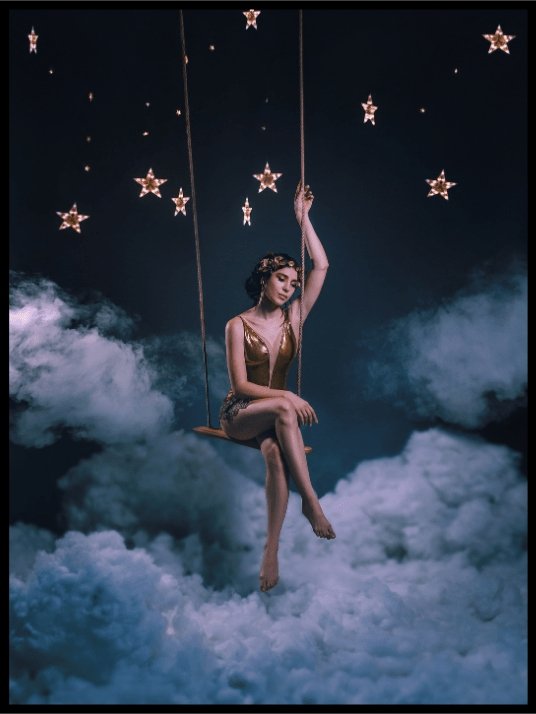 Woman In The Stars - Poster - Plakatbar.no