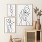 Woman Line Art poster 02 - Plakatbar.no