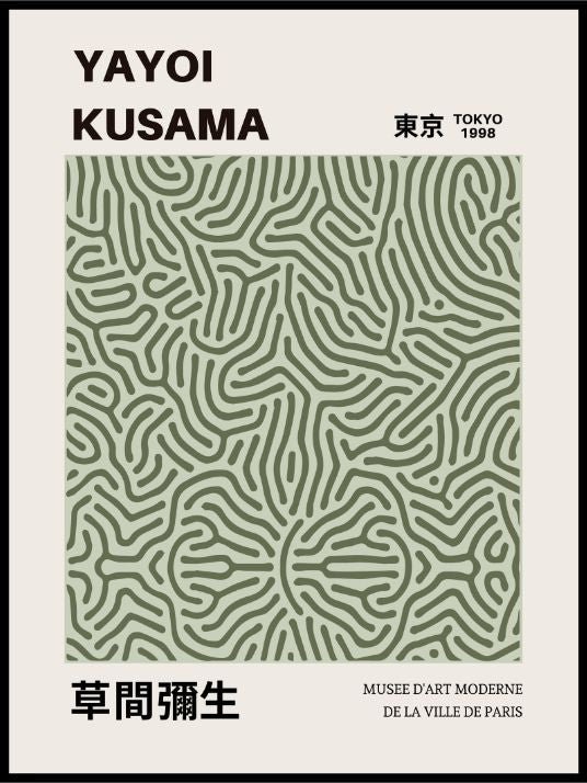 Yayoi Kusama - De La Ville de Paris - Poster and canvas