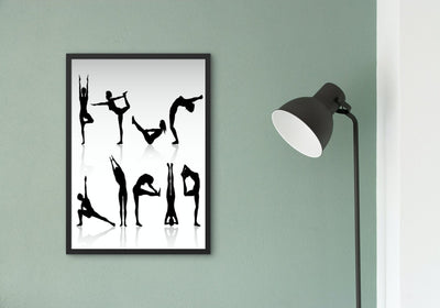 Yoga Gymplakat - Plakatbar.no