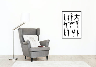 Yoga Gymplakat - Plakatbar.no