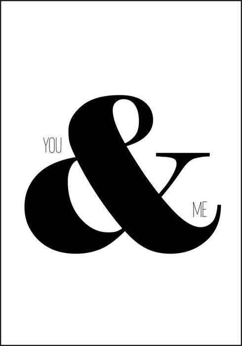 You And Me - Plakat - Plakatbar.no
