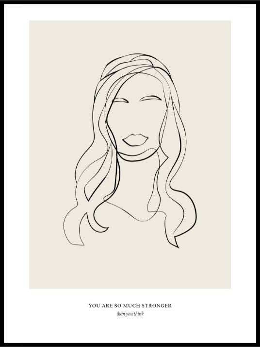 You are so much stronger - Plakat - Plakatbar.no