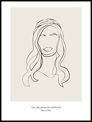 You are so much stronger - Plakat - Plakatbar.no