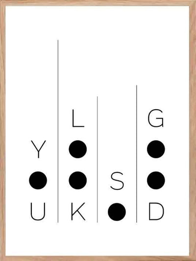 You look so good! poster - Plakatbar.no