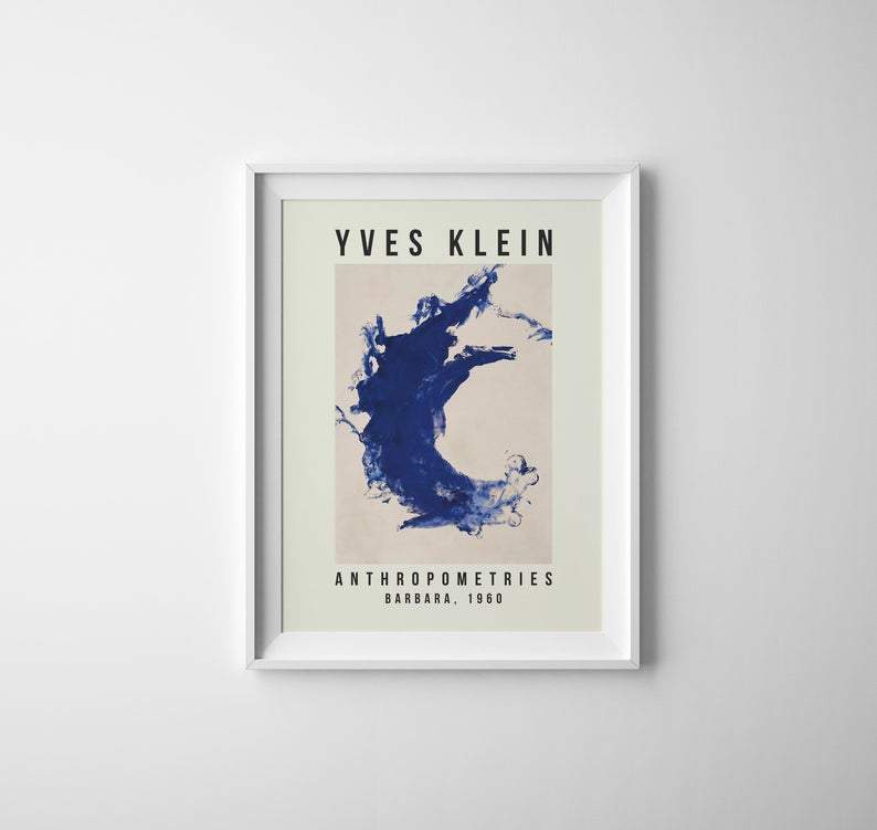 Yves Klein - Kunstplakat - Plakatbar.no