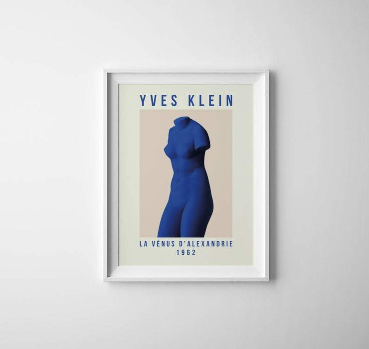 Yves Klein - Kunstplakat kvinnekropp - Plakatbar.no