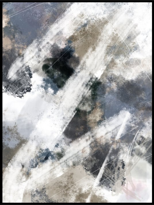 Zig Zag Abstract Poster or Canvas